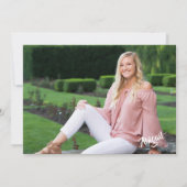 Afstuderen Zilver Glitter Confetti Zwart Kaart (Achterkant)