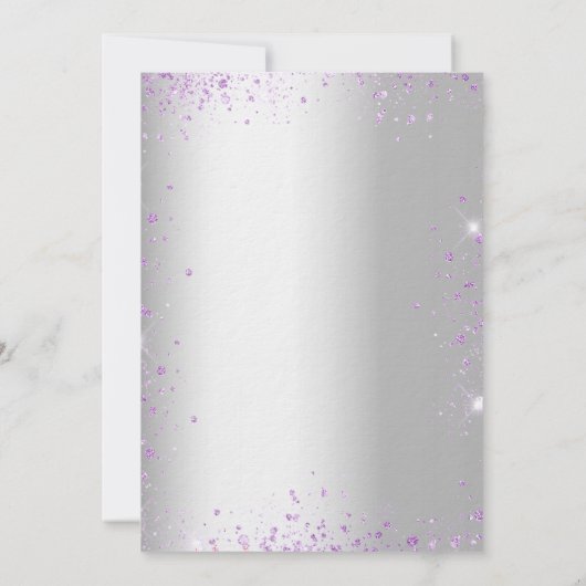 Afstuderen zilverlavendel eucalyptus luxe kaart (Achterkant)