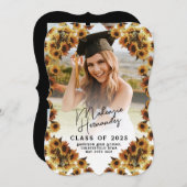  Afstuderen Zonnebloem Aankondiging (Voorkant / Achterkant)