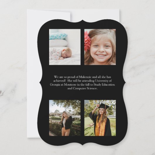 Afstuderen Zonnebloem Aankondiging (Achterkant)