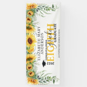 Afstuderen Zonnebloem Midden School Spandoek (Verticaal)