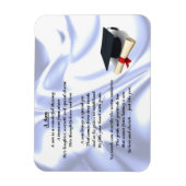 Afstuderen - Zoon gedicht Magnet Magneet (Verticaal)