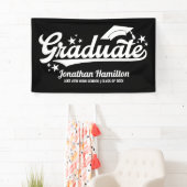 Afstuderen Zwart Afstudeerfeest Banner (Insitu)