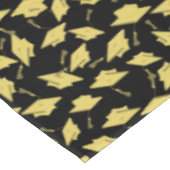 Afstuderen Zwart en Goud Petten in de Lucht Tafelkleed (Gekanteld)