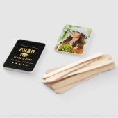 Afstuderen zwart gouden sterren Afstuderen foto la Handwaaier (Niet-gemonteerd)