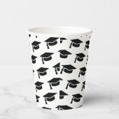 Afstuderen zwart kwastje Pet Papieren Bekers (Rechts)