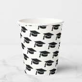 Afstuderen zwart kwastje Pet Papieren Bekers (Voorkant)