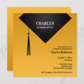 Afstuderen zwart Pet Kaart (Voorkant / Achterkant)