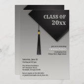 Afstuderen zwart Pet Kaart (Voorkant / Achterkant)