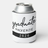 Afstuderen zwart script | Classic Keepsake met Jaa Blikjeskoeler (Blikje Achterkant)