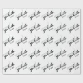 Afstuderen zwart script | Classic Keepsake met Jaa Cadeaupapier (Vlak)