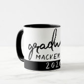 Afstuderen zwart script | Classic Keepsake met Jaa Mok (Voorkant links)