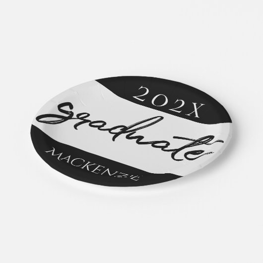 Afstuderen zwart script | Classic Keepsake met Jaa Papieren Bordje (Gekanteld)