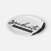 Afstuderen zwart script | Classic Keepsake met Jaa Papieren Bordje (Gekanteld)