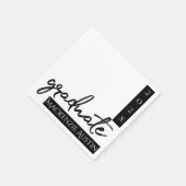 Afstuderen zwart script | Classic Keepsake met Jaa Servet (Hoek)