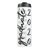 Afstuderen zwart script | Classic Keepsake met Jaa Thermosbeker (Voorkant)