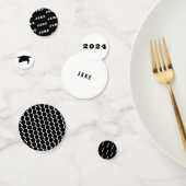 Afstuderen Zwart & Wit Confetti (Groep)