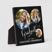 Afstuderen zwart-wit fotofeestdecor fotoplaat (Voorkant)