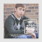 Afstuderen Zwart-wit Fotosjabloon Typografie (Voorkant)