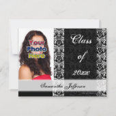  Afstuderen, zwart-wit Kaart (Voorkant)