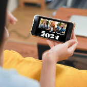 Afstuderen Zwart-wit Modern Eenvoudige Klasse van Kaart