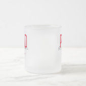 Afstuderen zwarte datumnaam graad PhD Matglas Koffiemok (Center)