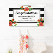 Afstuderen zwarte pony's spandoek (Insitu)