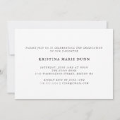 Afstuderen zwarte-scriptfotocollage | AFSTUDEREN Kaart (Achterkant)