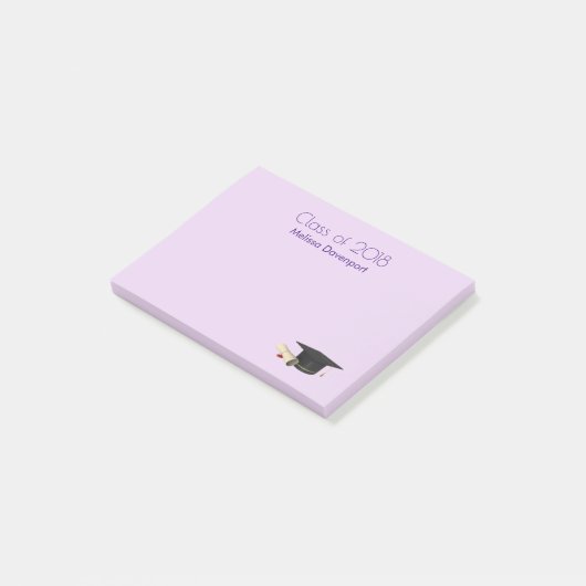 Afstudiepunten en diploma van de Paarse klasse 20X Post-it® Notes (Schuin)