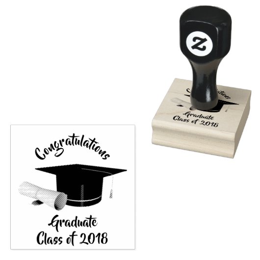 Afstudiepunten en diploma van de Paarse klasse 20X Rubberstempel (Gestempeld)