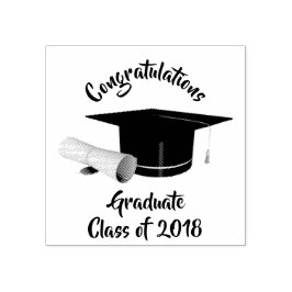 Afstudiepunten en diploma van de Paarse klasse 20X Rubberstempel