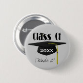 Afstuifkastje Ik maakte het geluid Ronde Button 5,7 Cm (Voorkant /achterkant)