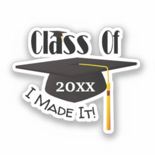 Afstuifkastje Ik maakte het geluid Sticker