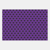 Afstuifkastklasse Jaar Paars Inpakpapier Vel (Voorkant 3)