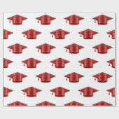 Afstuivingskap Tassle Red Cadeaupapier (Vlak)
