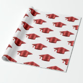 Afstuivingskap Tassle Red Cadeaupapier (Uitgerold)