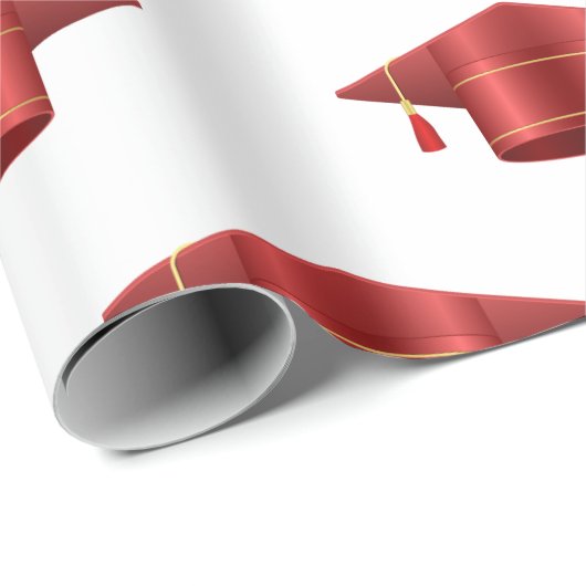 Afstuivingskap Tassle Red Cadeaupapier (Rol Hoek)