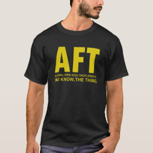 AFT Alcahal Firewalls Tackleboxes die je kent T-shirt