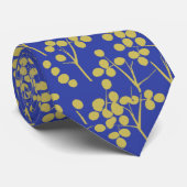 Aftakking en bladeren 2 stropdas (Opgerold)