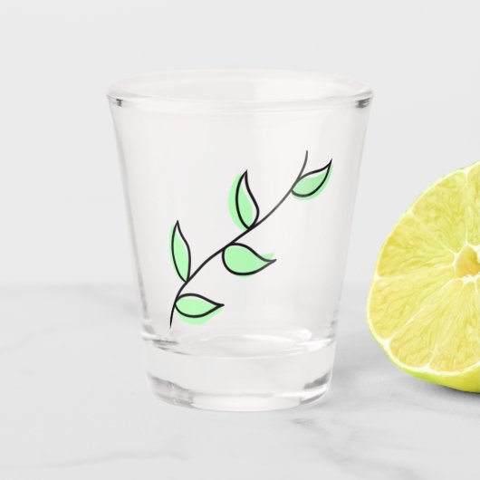 aftakking van glazen beker (Voorkant)