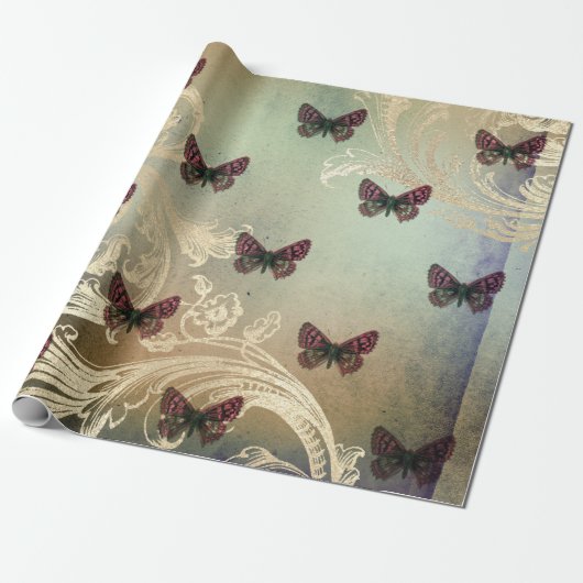 aftappapier voor vlinderscrollers cadeaupapier (Uitgerold)