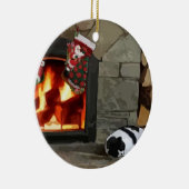 Aftappen door de haard keramisch ornament (Rechts)