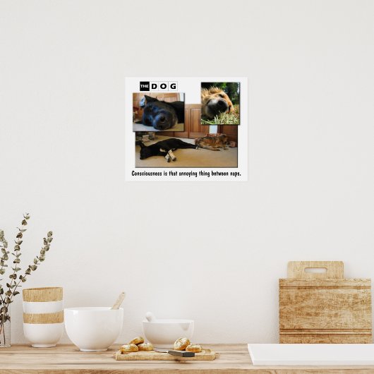 Aftappen. Poster (Keuken)