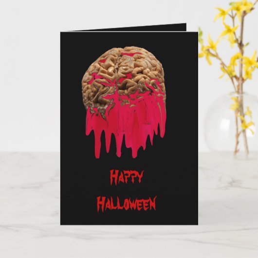 Aftappende hersenen-Begroetende kaart (Gele Bloem)