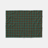 Aftekening van Ontario Canada Tartan Fleece Deken (Voorkant (Horizontaal))
