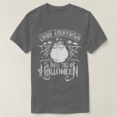 Afteldatum snoep tot Trick or treat Halloween T-shirt (Design voorkant)