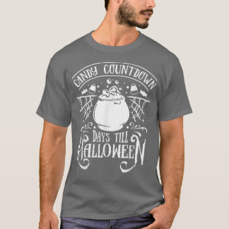Afteldatum snoep tot Trick or treat Halloween T-shirt