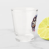 Aftellen 2024 shot glas (Links)