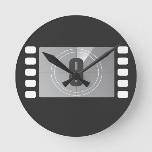 Aftellen 9 wandklok (Voorkant)