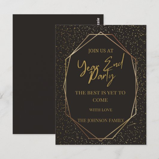 Aftellen naar 2025: het nieuwe jaar vieren! briefkaart (Voorkant / Achterkant)